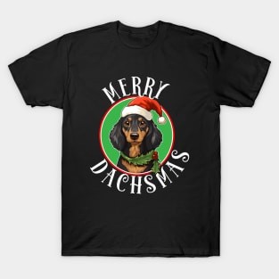 Merry Dachmas - Funny Dachshund Christmas T-Shirt